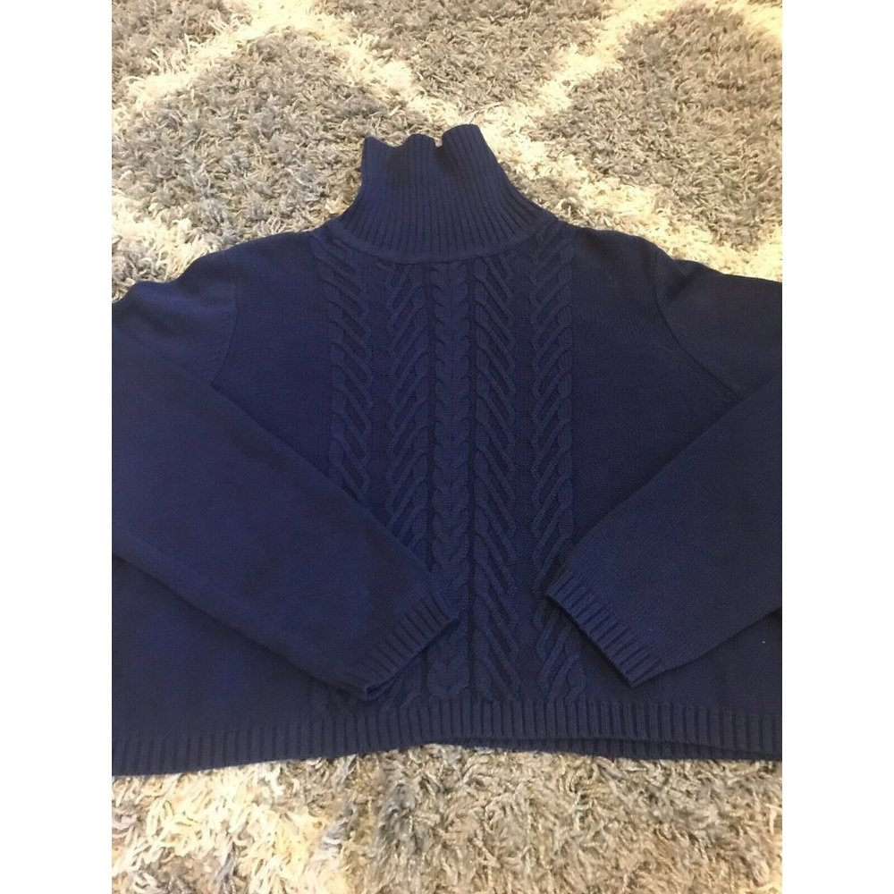 Women Within Knit Crop Sweater /A Line Dress - Picture 4 of 7